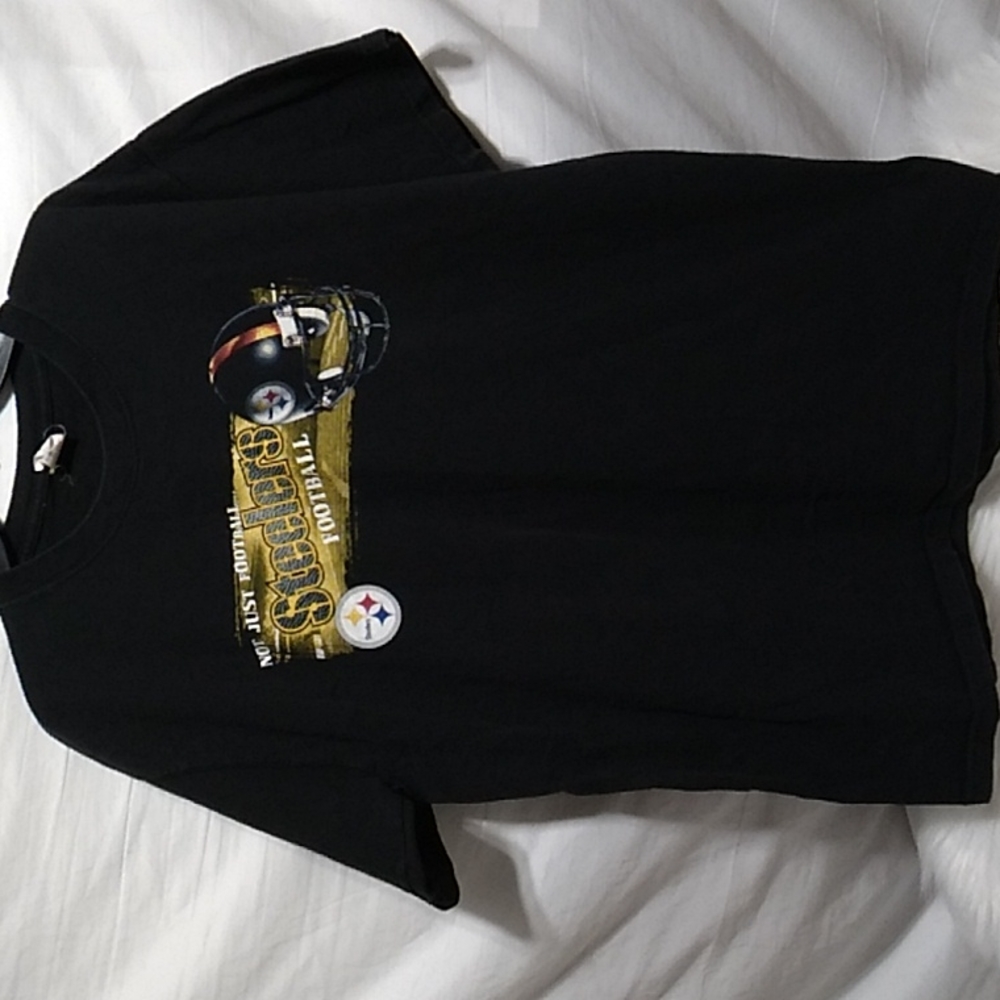 (D-11) Pittsburgh Steelers Vtg Tee Sz.L Made In Honduras Unisex